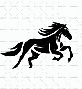 Galoppierendes Pferd